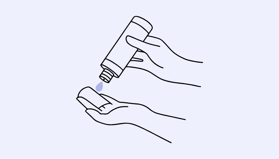 コットンでスキンケア