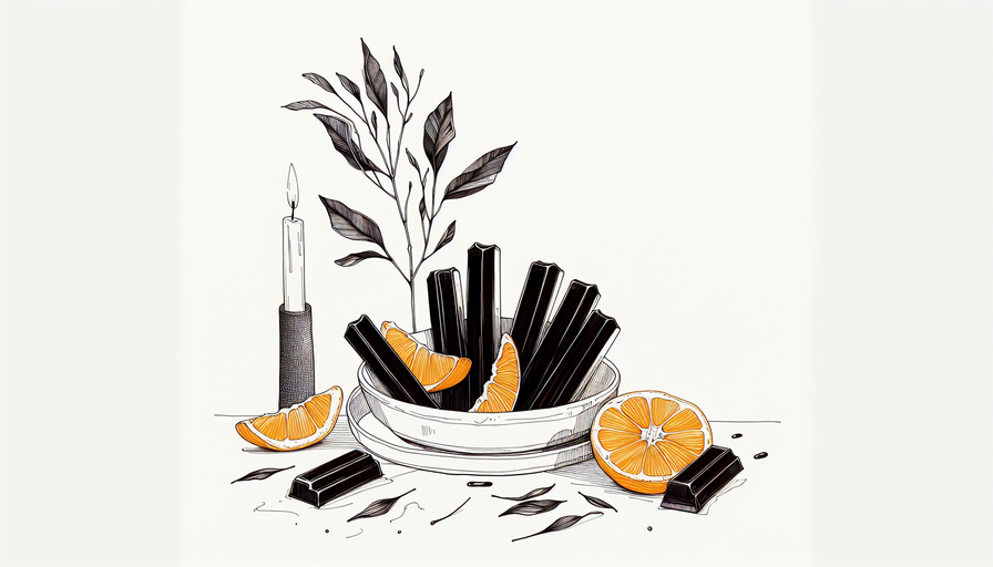 バレンタインに楽しむ香り時間｜オランジェットをイメージした甘くほろ苦いアロマレシピの挿入画像1